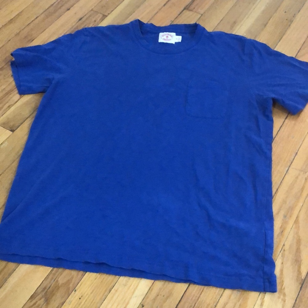 Brooks Brothers royal blue short sleeve pocket T-shirt